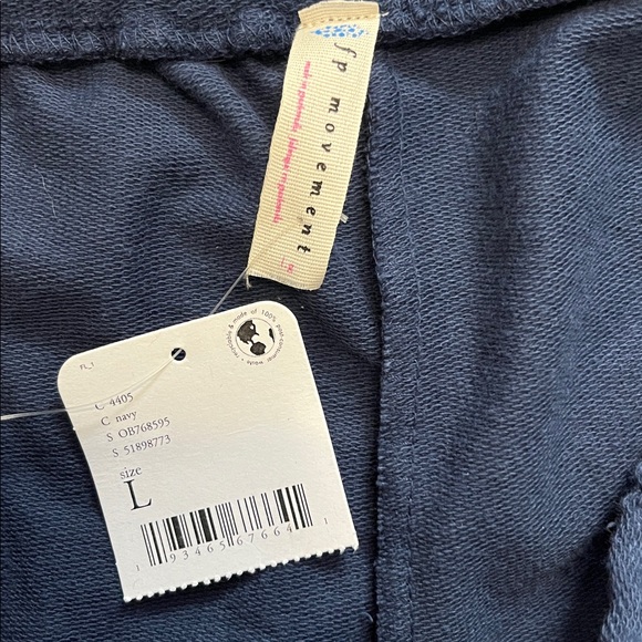NWT Stitch Fix Free People Movement Sunny Drawstring Navy Jogger Size L - Picture 7 of 9